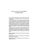 Intellectuals in the Modern Islamic World Intellectuals in the Modern Islamic World