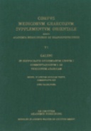 Commentary on Hippocrates' Epidemics book I, parts I-III Commentary on Hippocrates' Epidemics book I, parts I-III