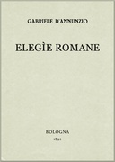 Elegìe Romane Elegìe Romane