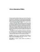 Africa in International Politics